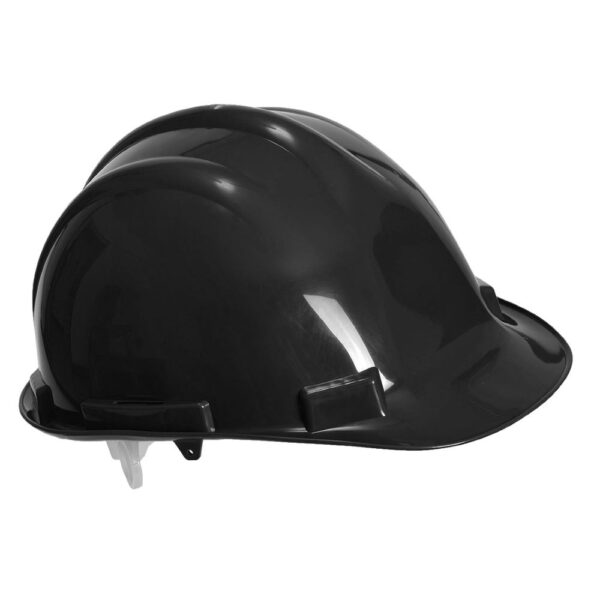 black safety helmet