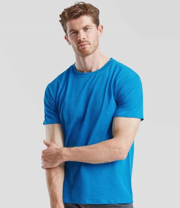 SS6 Fruit of the loom Tshirt Azure