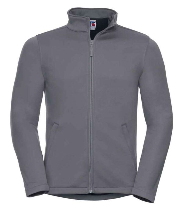 Russell soft shell jacket in convoy grey