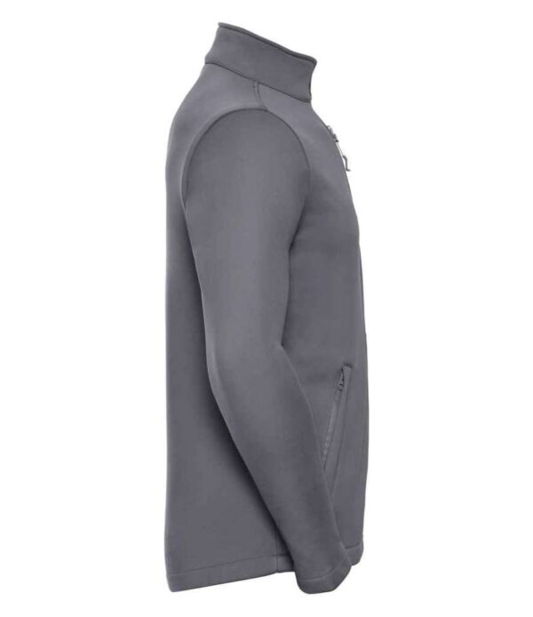 side view of the 040m Russell softshell jacket