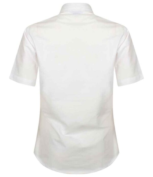 H516 Henbury ladies shirt white rear view