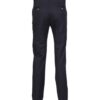 H640 Henbury flat fronted chino trousers navy rear