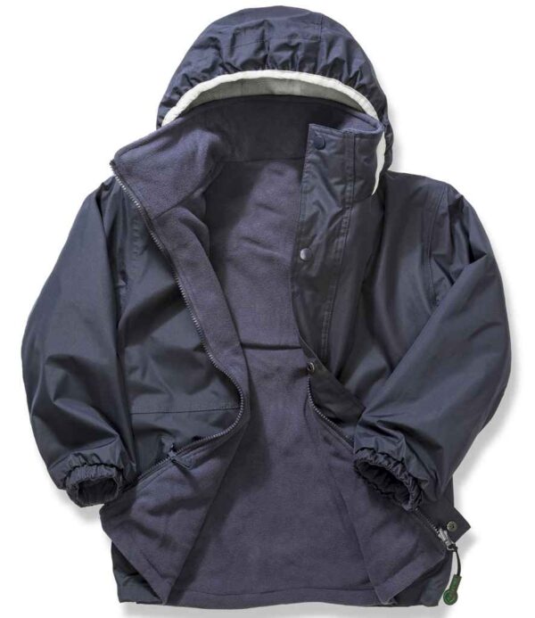 Result Kids Youths StormDri 4000 Jacket RS160B Front Open