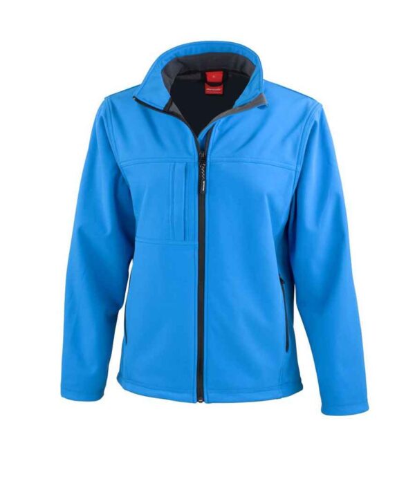 Result Ladies Classic Soft Shell Jacket RS121F Azure