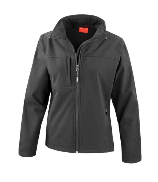 Result Ladies Classic Soft Shell Jacket RS121F Black