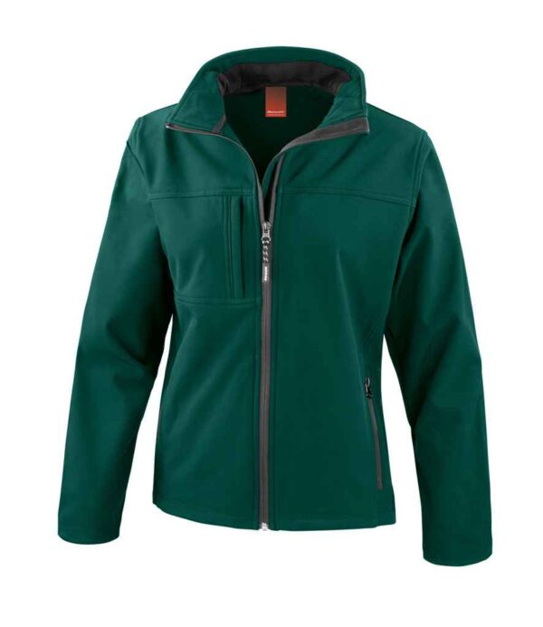 Result Ladies Classic Soft Shell Jacket RS121F Bottle green