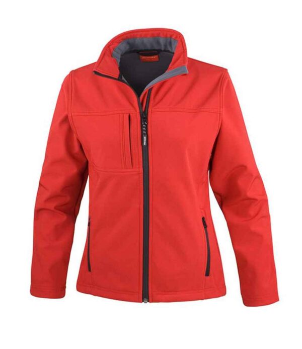 Result Ladies Classic Soft Shell Jacket RS121F Red