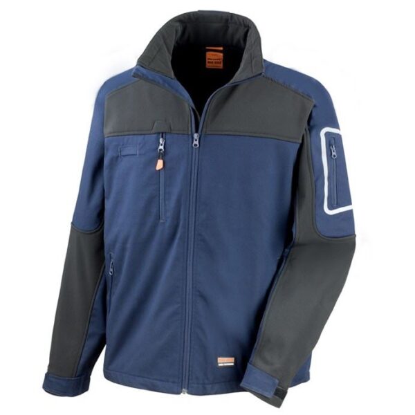 Result Work-Guard Sabre Soft Shell Jacket RS302 NAVY