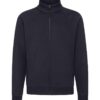 Fruit of the Loom Premium Sweat Jacket SSE92 Black