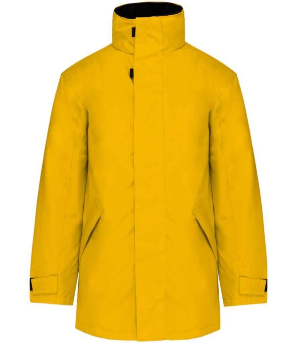 Kariban Parka Jacket KB677 yellow-dark grey