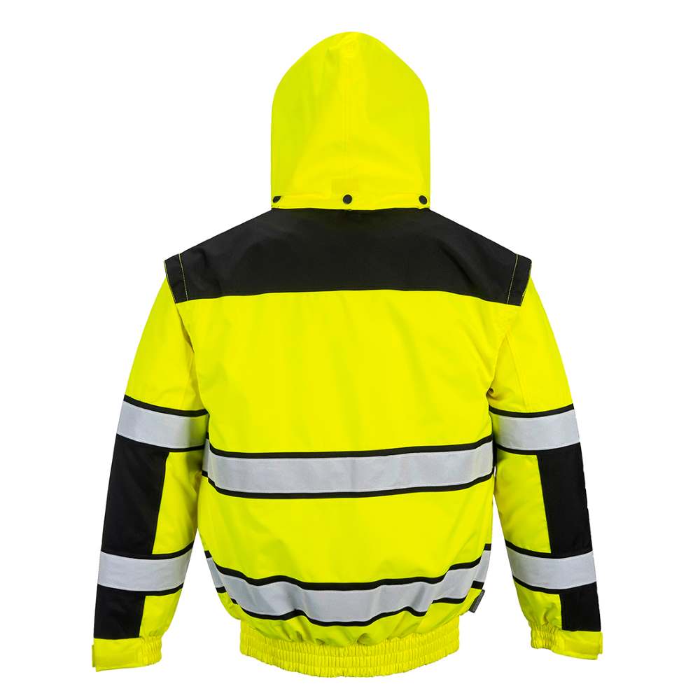 Portwest Hi vis jacket yellow and black