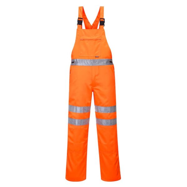 RT43 Portwest hivis bib and brace orange