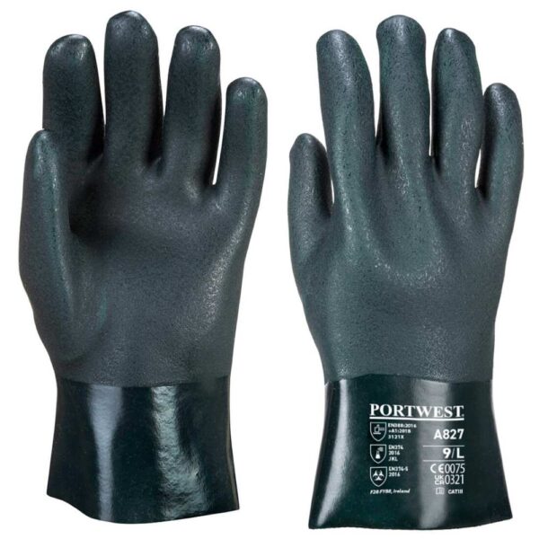 A827 Portwest Double Dipped Gauntlet