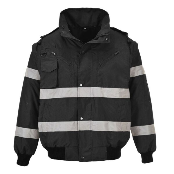 Portwest S435 iona 4-in-1 bomber jacket black