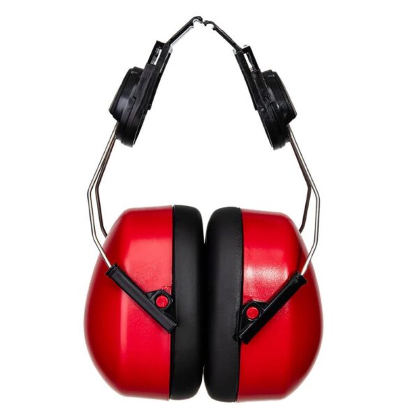PW47 Portwest endurance clip on ear defenders red