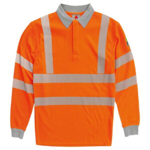 Black Knight Quantum 2 Inherent FR ARC Long Sleeve Polo Shirt