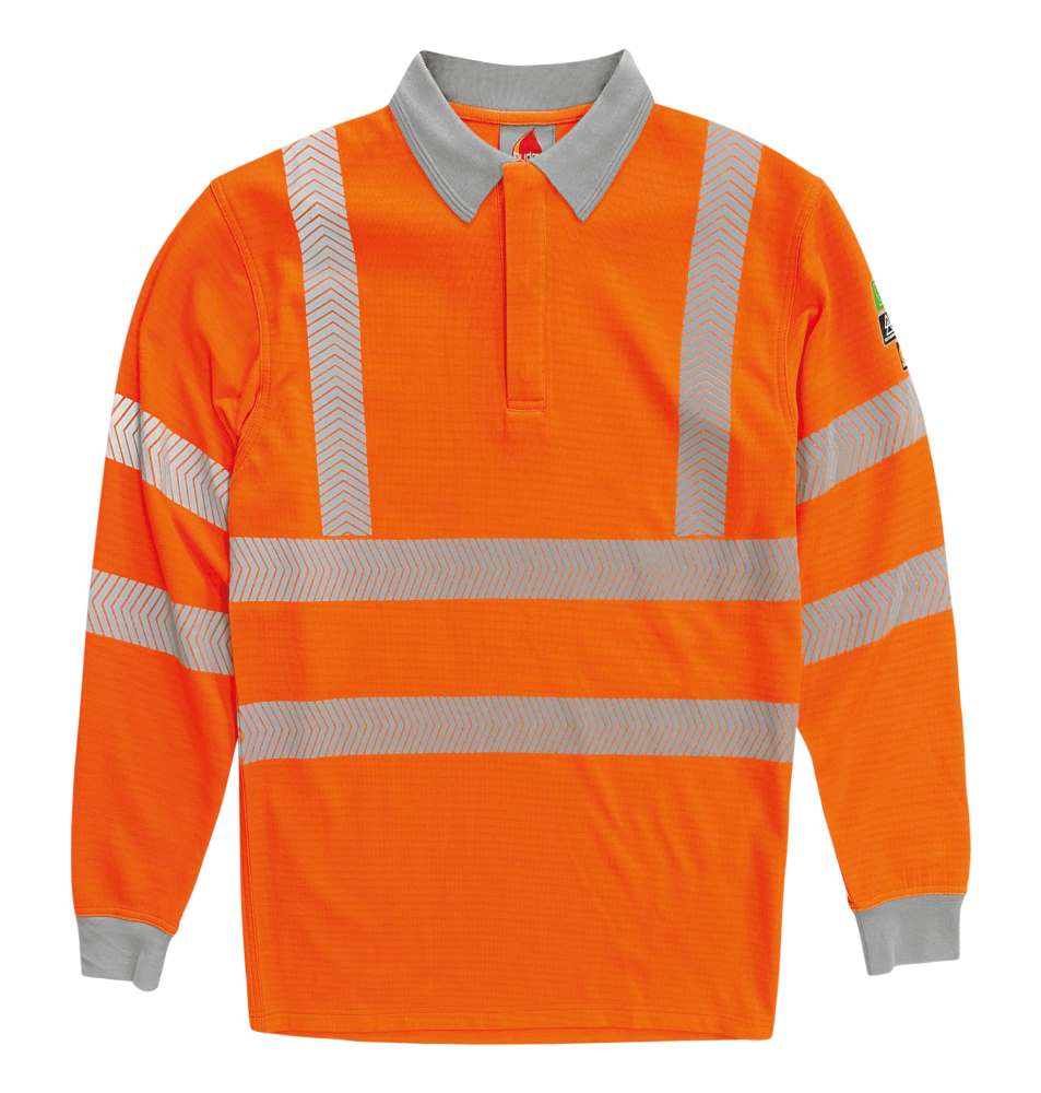 Black Knight Quantum 2 Inherent FR ARC Long Sleeve Polo Shirt