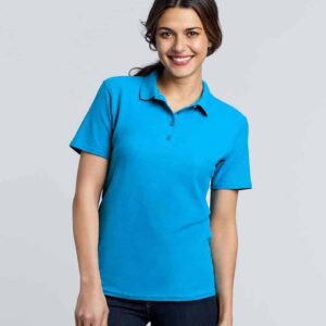 Gildan Ladies SoftStyle Double Pique Polo Shirt GD75