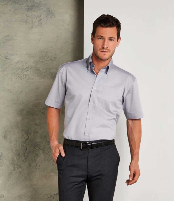 Kustom Kit Short Sleeve Corporate Oxford Shirt K109