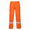 Portwest FR26 Bizflame flame resistant work trouser orange