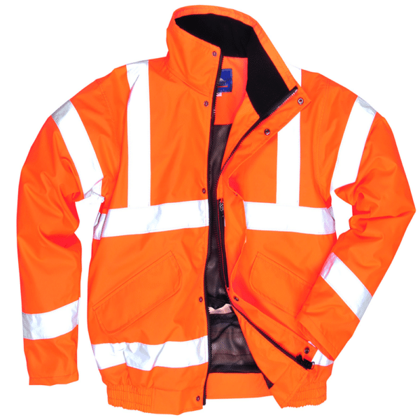 Portwest Hi-Vis Breathable Bomber Jacket RT62 Orange