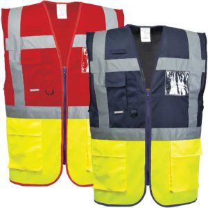 Portwest Hi-Vis Paris Executive 2-Tone Vest C276