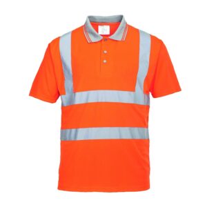 Portwest Hi-Vis Short Sleeve Polo Shirt RT22