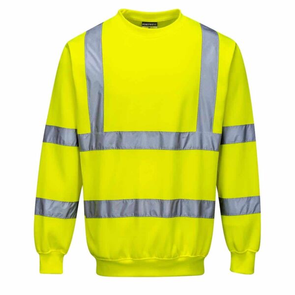 Portwest Hi-Vis Sweatshirt B303 Yellow