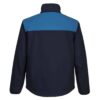 Portwest PW2 Softshell Jacket PW271 Back of Navy Royal
