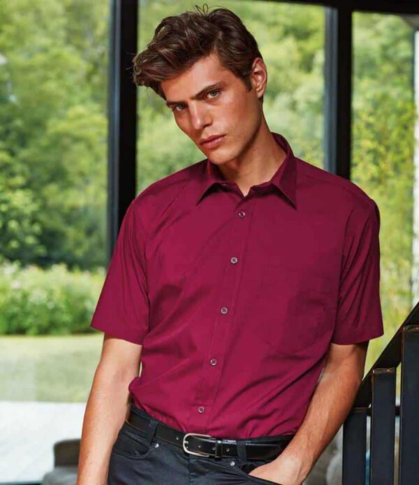 Premier Short Sleeve Poplin Shirt PR202