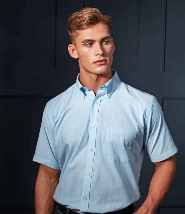 Premier Signature Short Sleeve Oxford Shirt PR236
