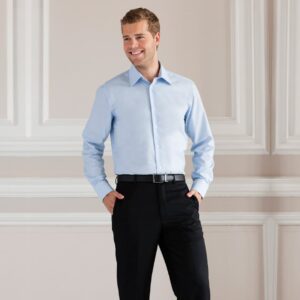 Russell Collection Long Sleeve Tailored Oxford Shirt 922M