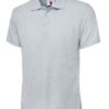 UC101 Uneek Polo Shirt Heather Grey