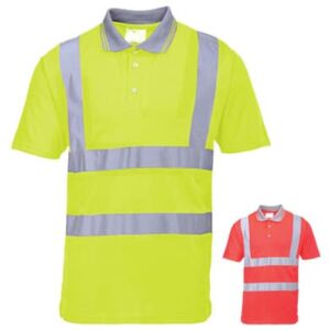 Portwest Hi-Vis Short Sleeved Polo Shirt S477