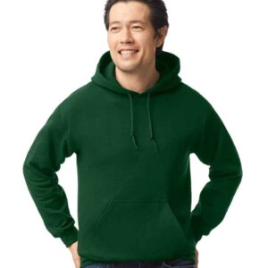 GD57 Gildan heavy blend hooded sweatshirt forest green