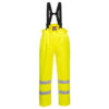 Portwest Bizflame Rain Hi-Vis Unlined Anti-Static FR Trousers S780 Yellow