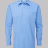 blue long sleeve shirt