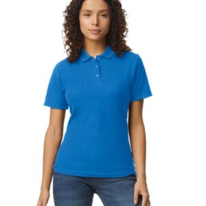 GD75 Gildan Ladies Polo Shirt royal blue