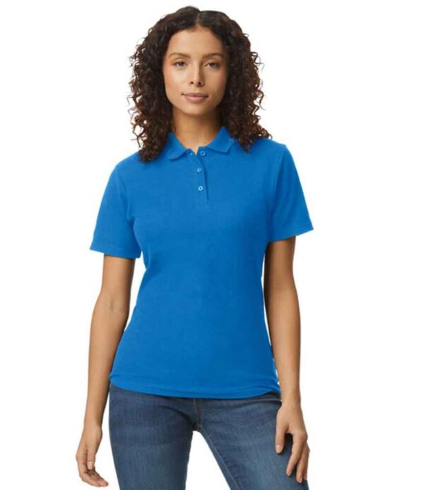 GD75 Gildan Ladies Polo Shirt royal blue