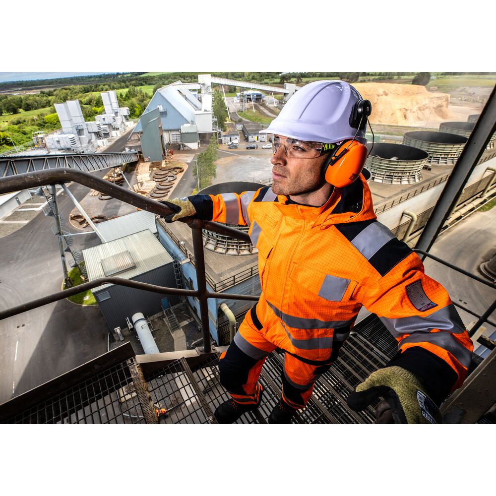 MV29 Portwest Hi-Vis Modaflame FR Anti-Static Jacket