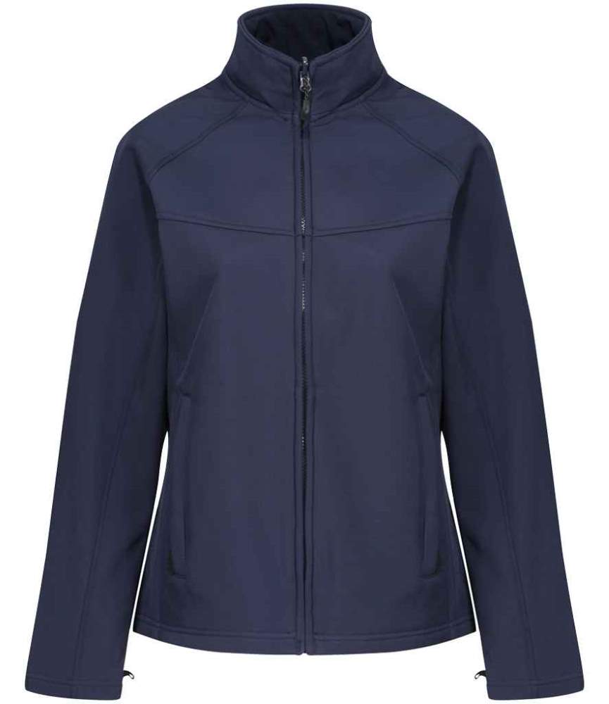 TRA645 Regatta Ladies Uproar soft shell jacket navy