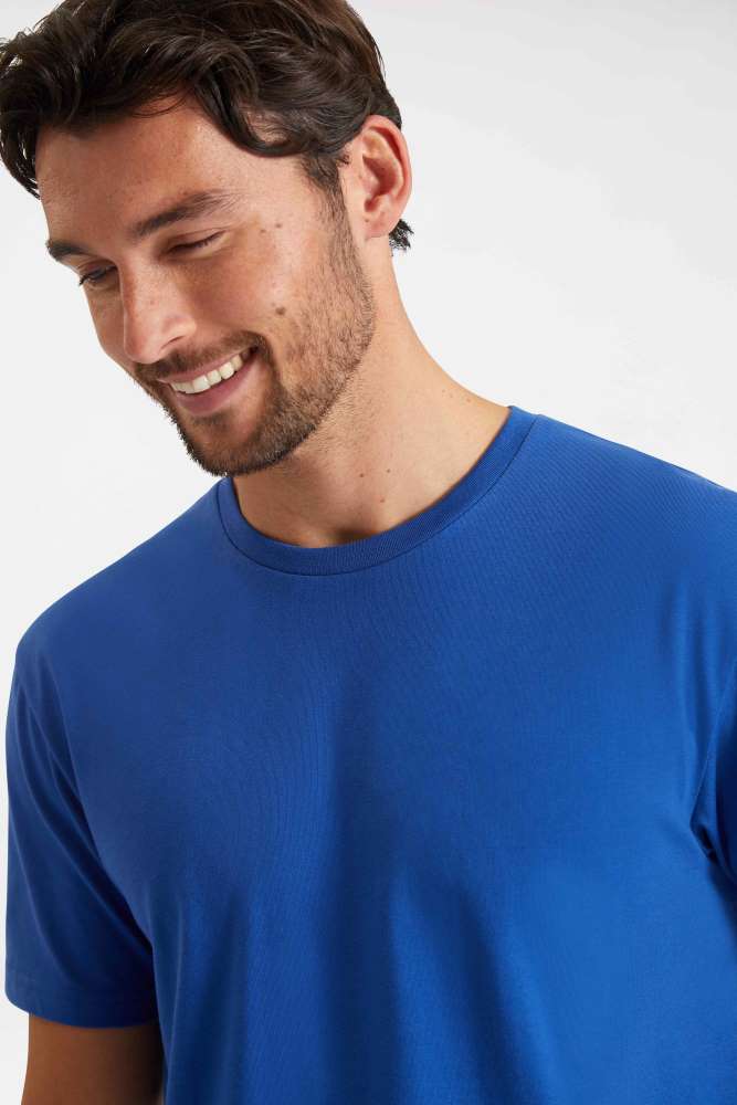 UC321 Uneek Polycotton Workwear T-shirt Royal Blue