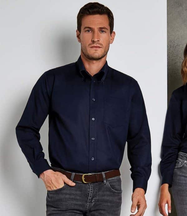 Kustom Kit Long Sleeve Workwear Oxford Shirt K351
