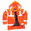 Hi-Vis Breathable Waterproof Jacket RT60 Orange Portwest