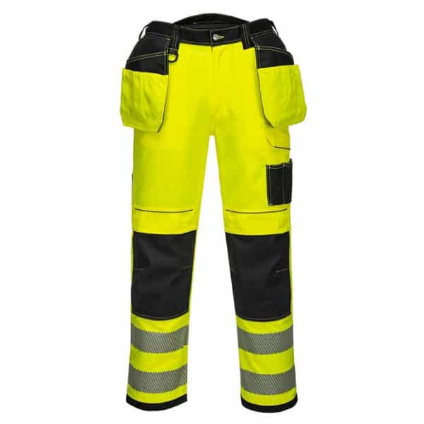 Portwest PW3 Hi-Vis Holster Work Trousers T501