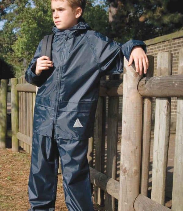 Result Kids Waterproof Jacket-Trouser Suit in Carry Bag RS95B