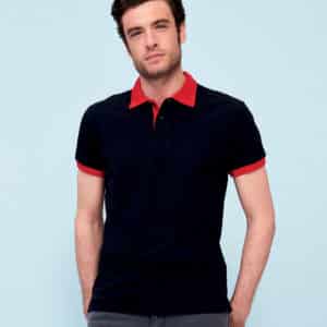 SOLS Prince Contrast Cotton Pique Polo Shirt 11369